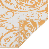 VidaXL Buitenkleed 190x290 cm PP oranje en wit