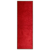 VidaXL Deurmat wasbaar 60x180 cm rood