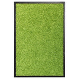 VidaXL Deurmat wasbaar 40x60 cm groen