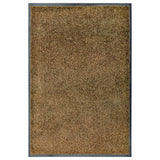 VidaXL Deurmat wasbaar 60x90 cm bruin