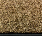 Vidaxl DOORMAT lavable 60x180 cm brun