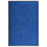 Vidaxl DOORMAT lavable 60x90 cm bleu