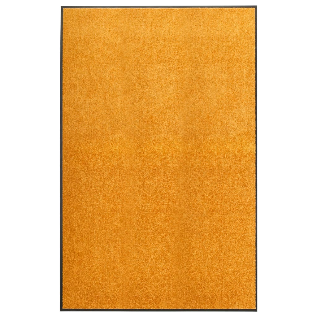 VidaXL Deurmat wasbaar 120x180 cm oranje