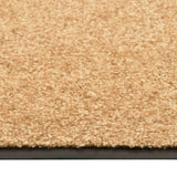 Vidaxl Doormat wäschen 120x180 cm Crème