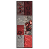 Vidaxl Kitchen Mat vaskbar tomat 45x150 cm