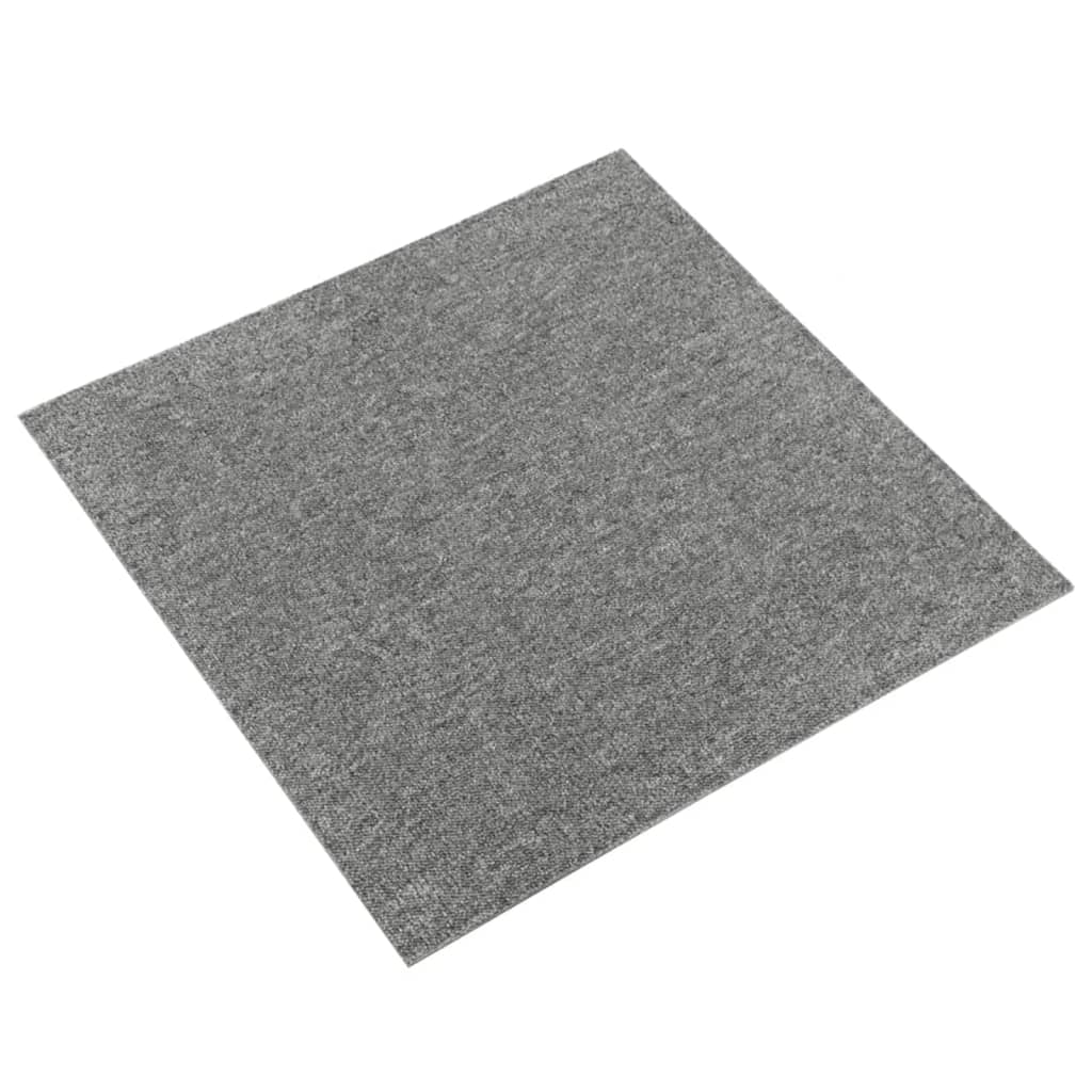 Vidaxl Carpet tiles 20 st 5 m² 50x50 cm gray