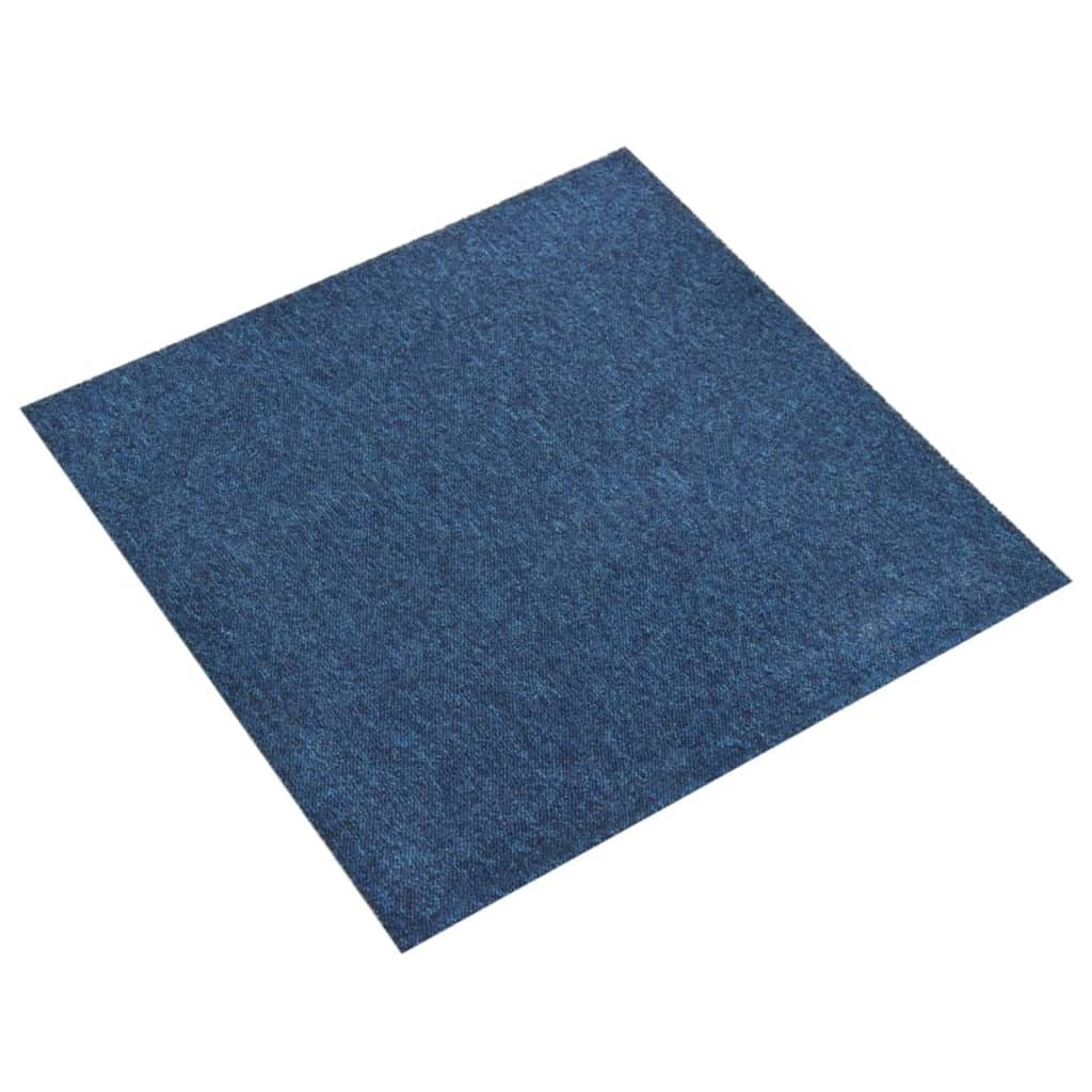 Vidaxl Carpet tiles 20 st 5 m² 50x50 cm dark blue