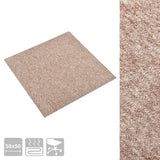 Vidaxl Teppech Fliesen 20 st 5 m²s 50x50 cm beige