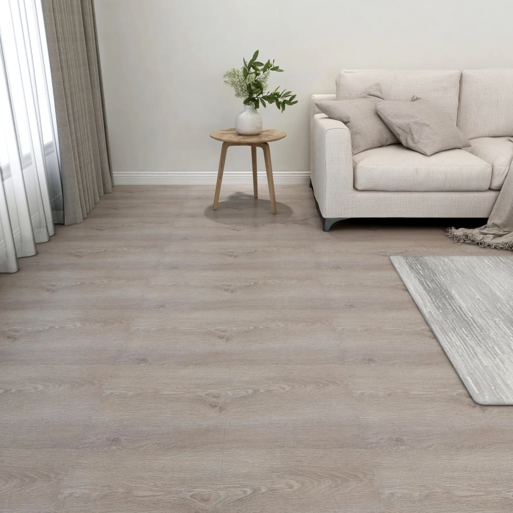 Vidaxl Floorboards Self -adhesive 55 st 5.11 m² PVC Taupe