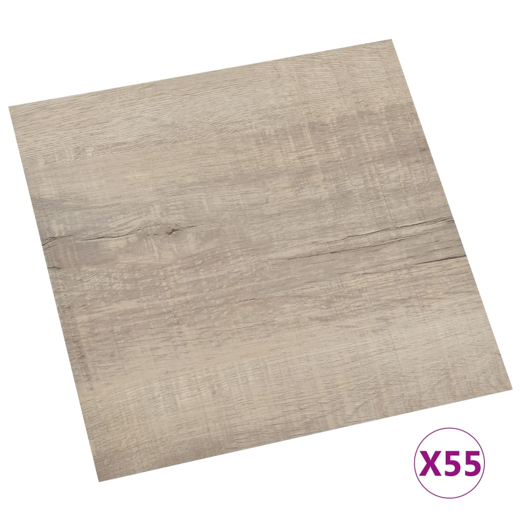 Vidaxl Historeboards selbst -adesive 55 st 5.11 m² ass pvc taupe