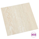 VidaXL Vloerplanken zelfklevend 55 st 5,11 m² PVC beige