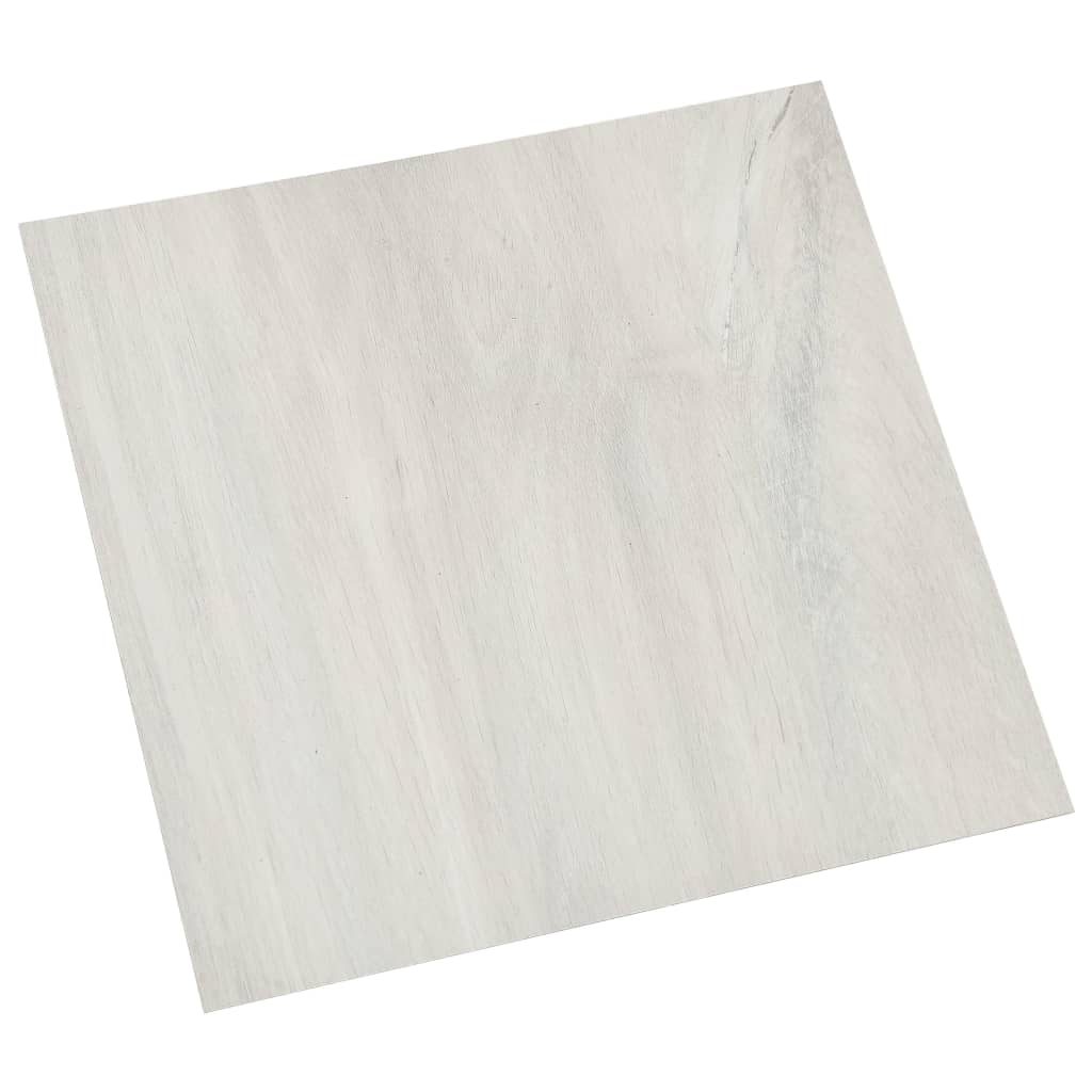 Vidaxl Floorboards auto-adhésif 55 ST 5,11 m² crème PVC