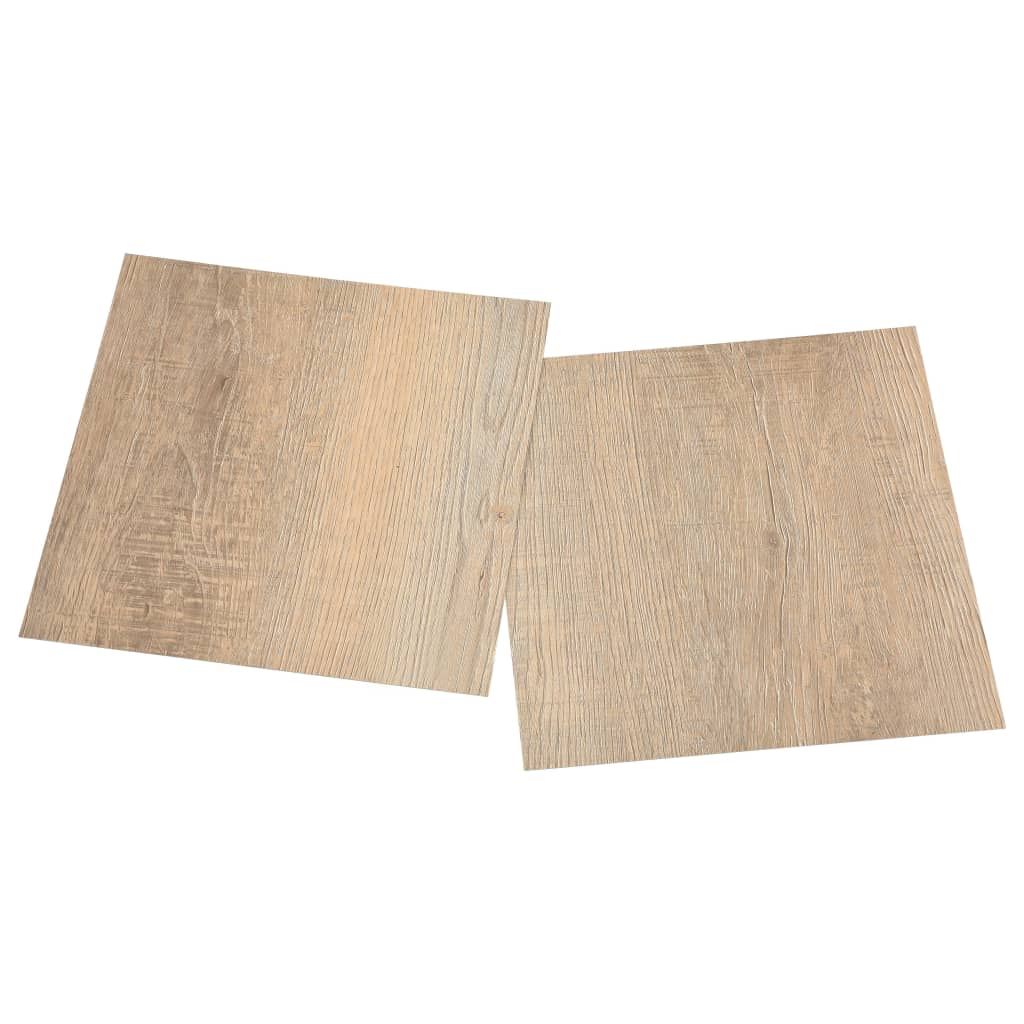 Vidaxl Floorboards Selvlavt 55 ST 5.11 m² PVC Brown