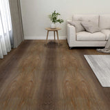 Vidaxl Floorboards Self -adhesive 55 st 5.11 m² PVC Brown