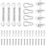 VidaXL 12-piece awning accessories set Stainless steel