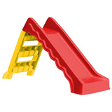 Vidaxl Slide per bambini pieghevole rosso e giallo