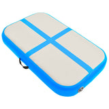 Vidaxl Gymnastics Mat med pump Uppblåsbar 60x100x10 cm PVC Blue