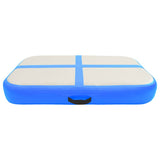 Vidaxl Gymnastics Mat med pump Uppblåsbar 60x100x10 cm PVC Blue