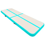 Mat de gymnastique Vidaxl avec pompe gonflable 300x100x20 cm en PVC vert