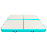 Vidaxl Gymnastics Mat con pompa gonfiabile 200x200x10 cm PVC verde