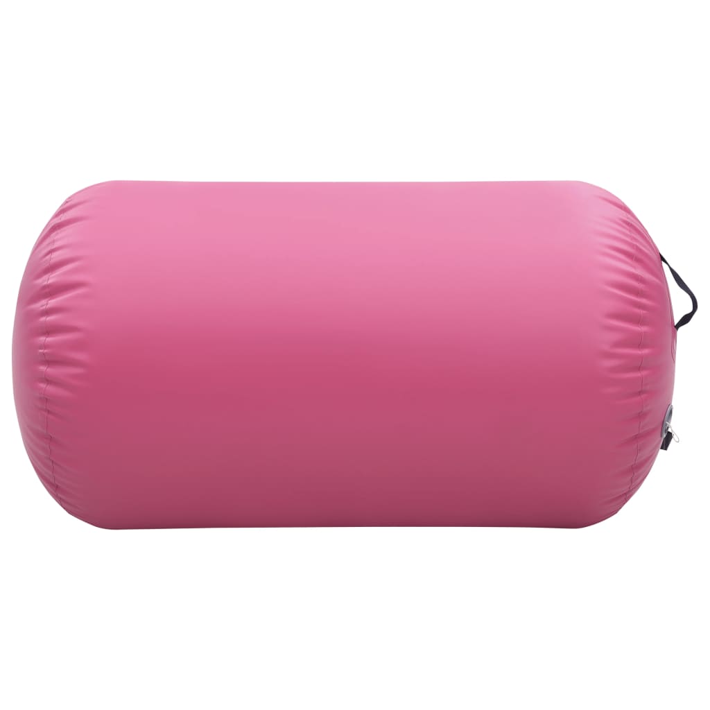 Ruolo ginnastico Vidaxl con pompa gonfiabile da 100x60 cm Pink