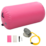 Vidaxl Gymnastics role with pump Inflatable 120x90 cm PVC pink