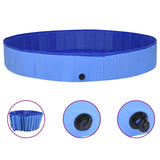 Vidaxl chien piscine pliable 300x40 cm PVC bleu