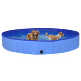 Vidaxl Dog Swimmingpool zusammenklappbar 300 x 40 cm PVC Blau