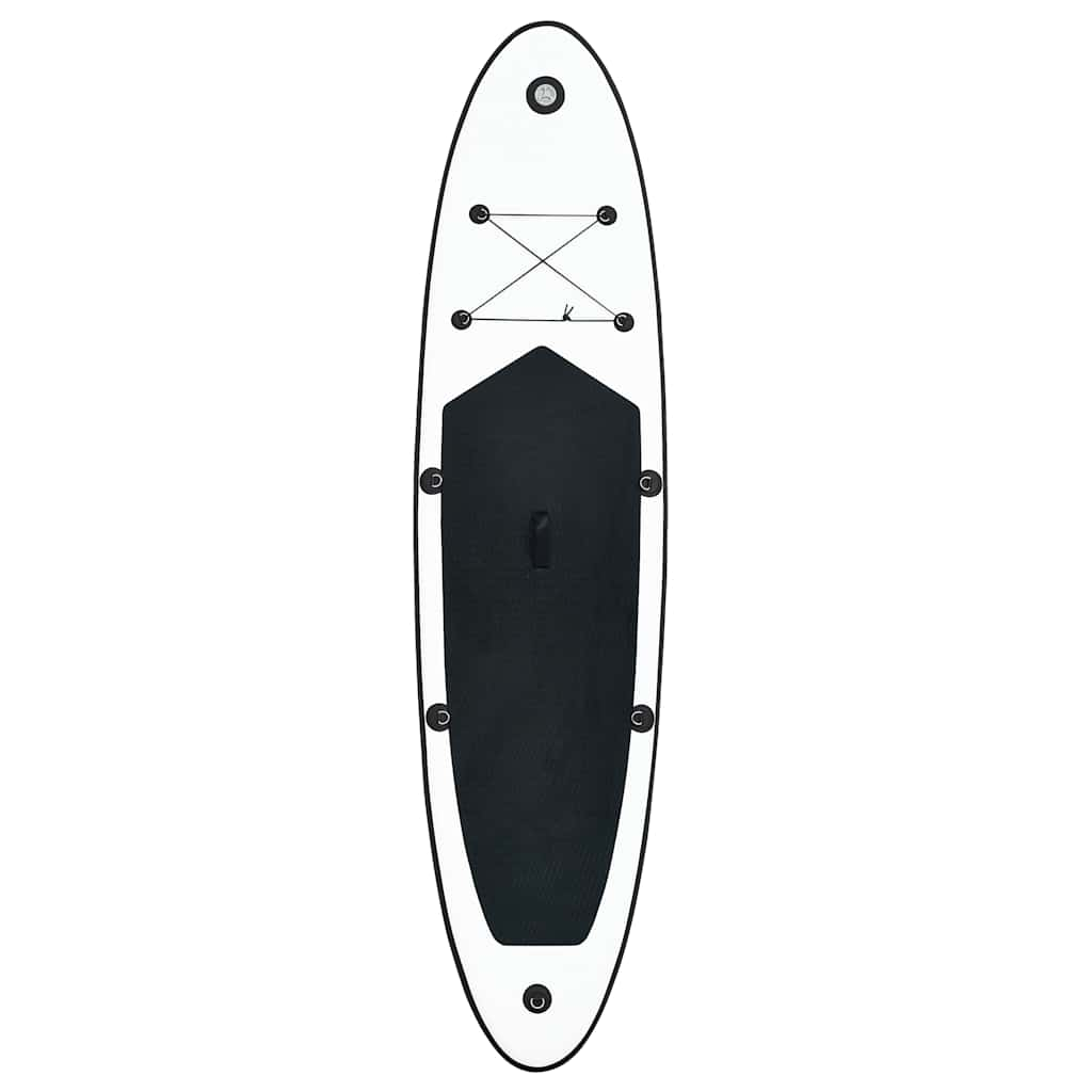 Vidaxl stand-up Padleboard inflable en blanco y negro