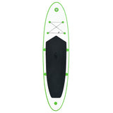 Vidaxl Stand-up Paddleboard Green e bianco gonfiabile