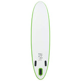 Vidaxl Stand Up Paddleboard Set verde gonfiabile e bianco