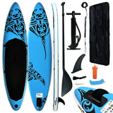 Vidaxl Stand Up paddleboard set Inflatable 305x76x15 cm blue