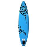 Vidaxl Stand Up Paddleboard Zestaw nadmuchiwany 366x76x15 cm niebieski