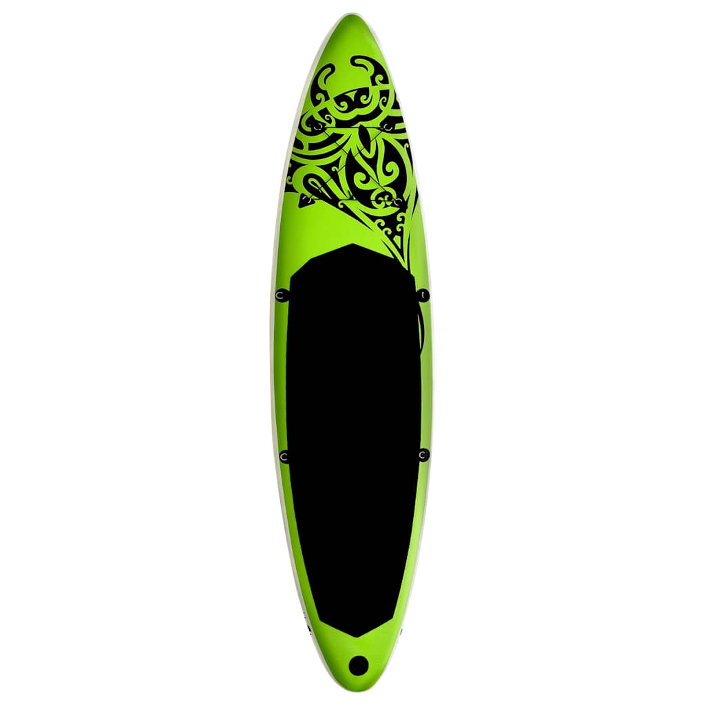 Vidaxl Stand Up Paddleboard Set aufblasbare 305x76x15 cm Grün