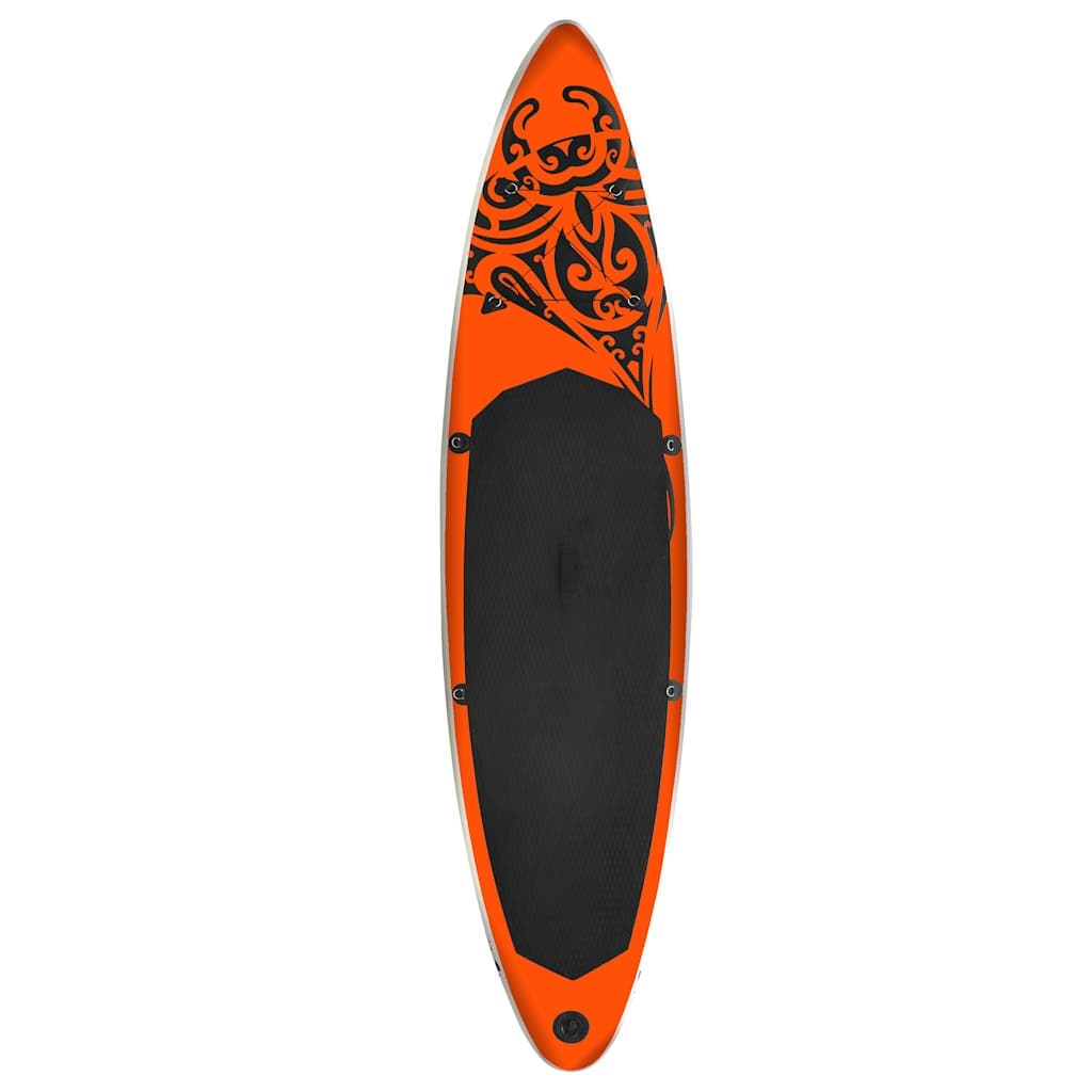 Vidaxl Stand Up Paddleboard Set gonfiabile 305x76x15 cm arancione