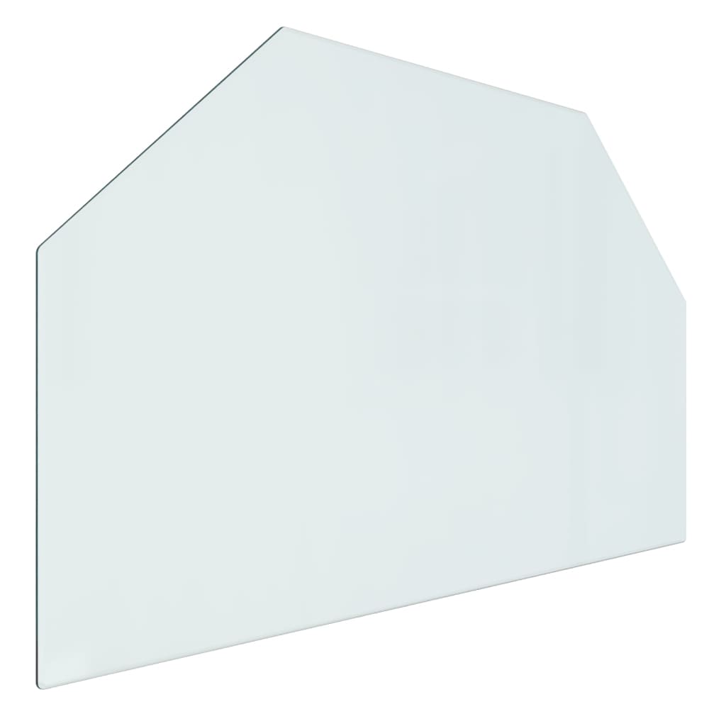 Vidaxl glasplade pejs hexagonal 80x50 cm