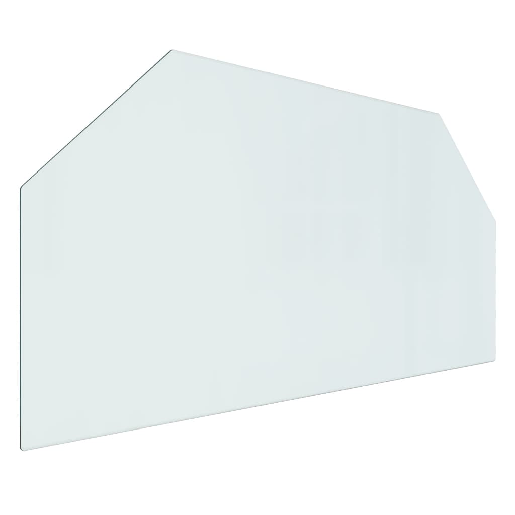 Vidaxl Glass Plate Foyer hexagonal 100x50 cm