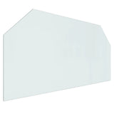 Vidaxl Glass Plate Frelplace Hexagonal 120x60 cm