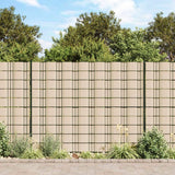 Vidaxl Garden Screens 4 St 35x0,19 M PVC Cream -farvet