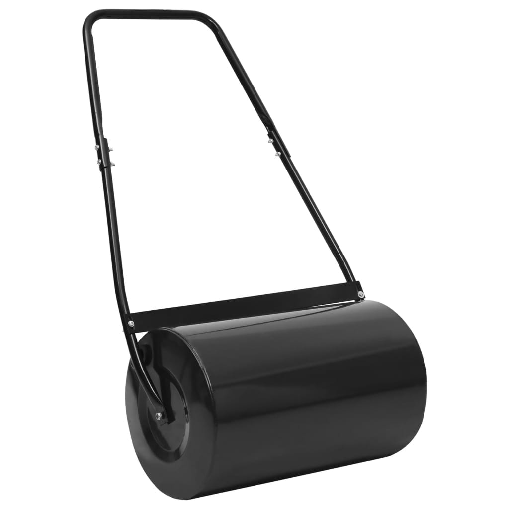 Vidaxl Gazonroller 50 L 63 cm noir