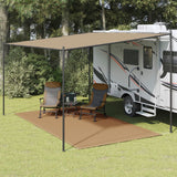 Tappeto tenda Vidaxl 250x450 cm taupe