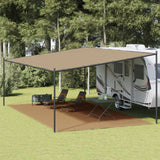 Vidaxl -Zelt -Tennis 400x700 cm HDPE Taupe