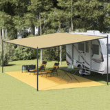 Vidaxl Zelt Teppich 400x600 cm Beige