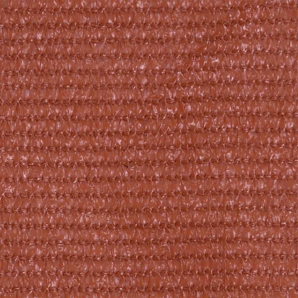 Vidaxl Balkon zaslon 90x400 cm HDPE Terracotta -COLORED