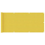 Bidaxl balkongskärm 75x400 cm HDPE Yellow