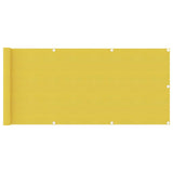 Bidaxl balkongskärm 75x500 cm HDPE Yellow