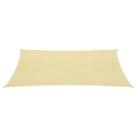 VidaXL Zonnezeil 160 g m² 3,5x4,5 m HDPE beige