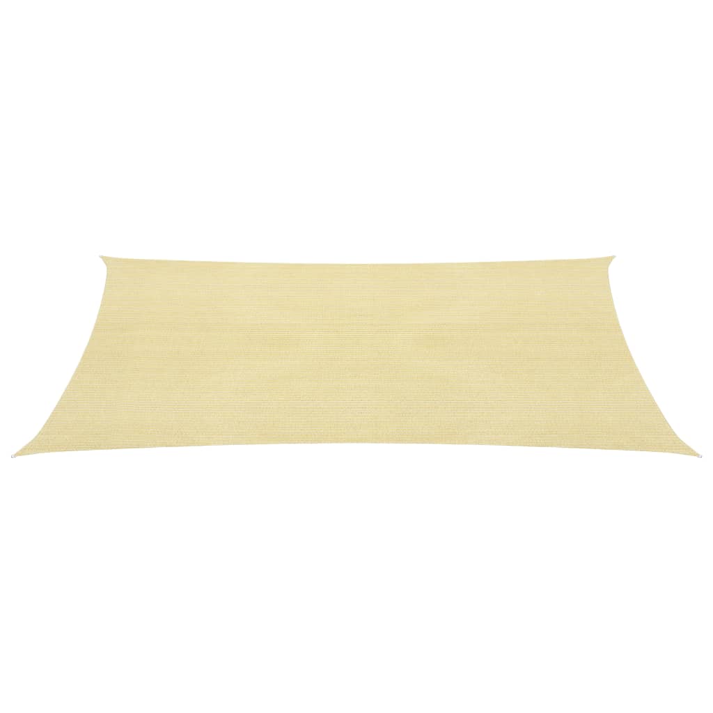 VidaXL Zonnezeil 160 g m² 4x5 m HDPE beige