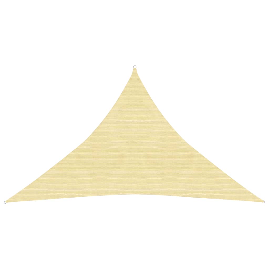 VidaXL Zonnezeil 160 g m² 2,5x2,5x3,5 m HDPE beige