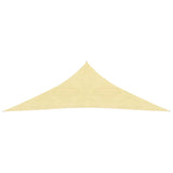 VidaXL Zonnezeil 160 g m² 3x3x4,2 m HDPE beige